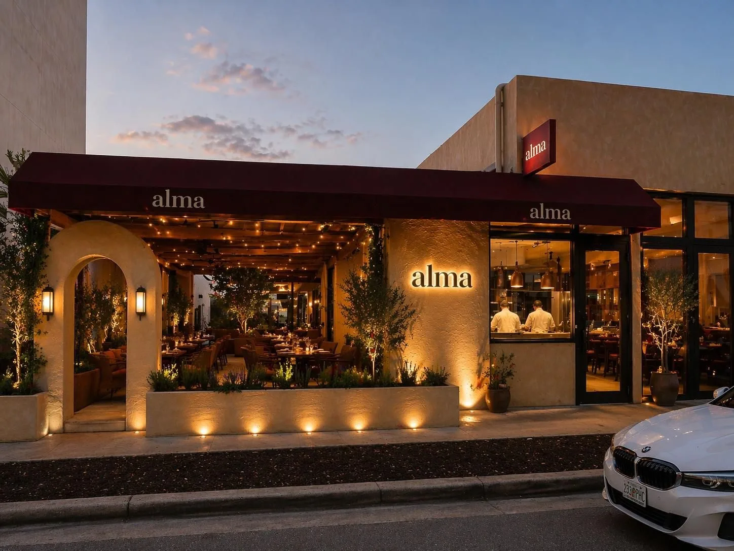 Alma restaurant and bar, coming soon — Hybrid Creative