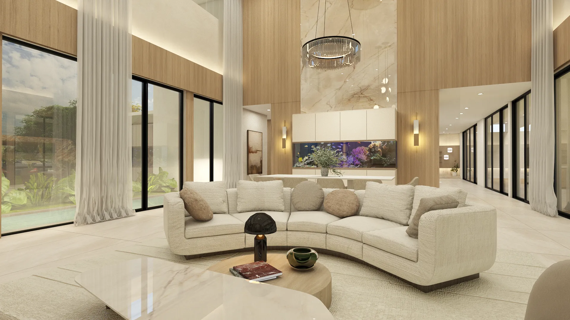Quevedo Residence private home interior design by Hybrid Creative, Miami